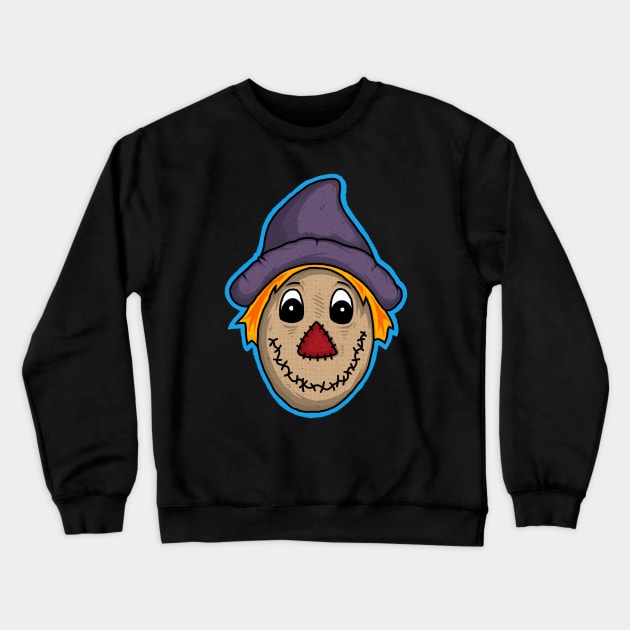 Halloween Ends Corey Cunningham Scarecrow Mask Crewneck Sweatshirt by popgorn